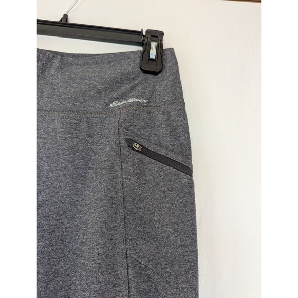 Eddie Bauer Women's Size S Leggings Skinny Pants Gray Polyester Pull On Solid - Picture 5 of 7